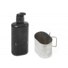 Schweiz. Feldflasche M84 m. Becher (gebr.)