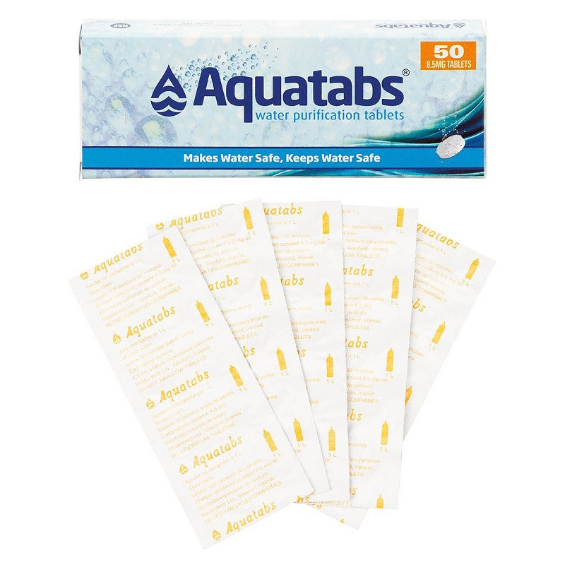 "Aquatabs" Wasserdesinfektion, 50 Tabletten