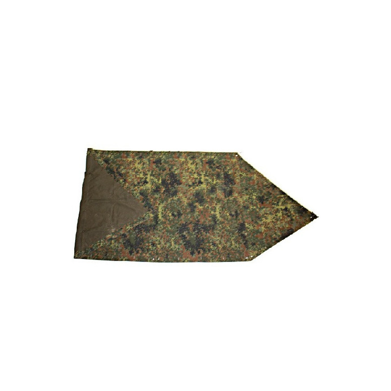 BW Zeltbahn Flecktarn (stark gebraucht)