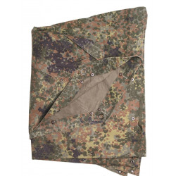 BW Zeltbahn Flecktarn (stark gebraucht)