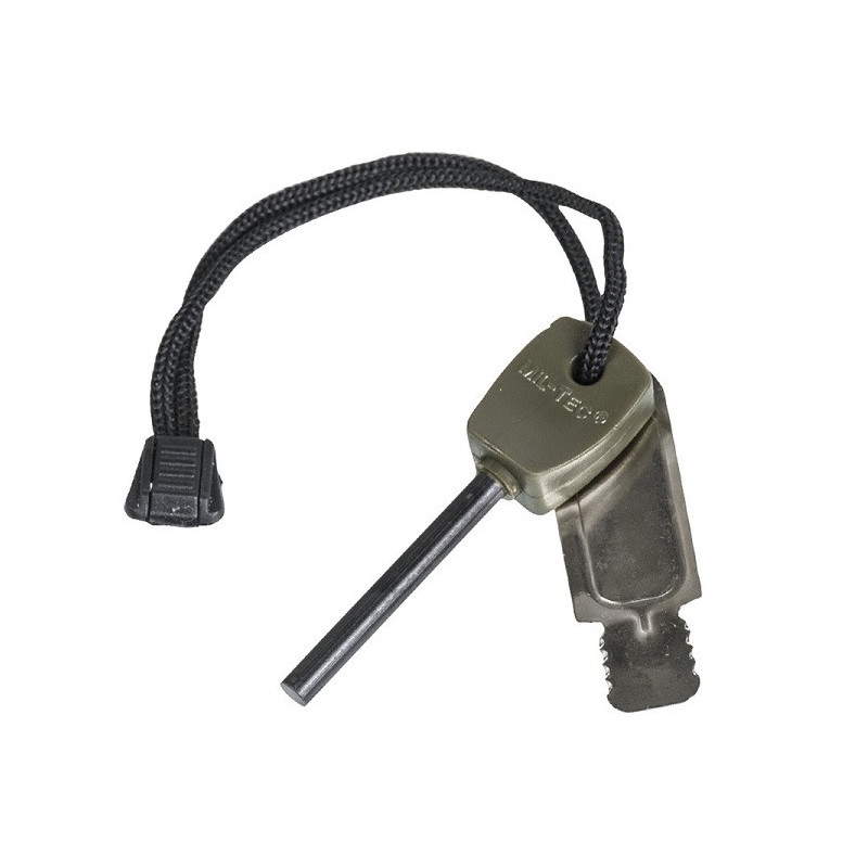 Feuerstahl / Zündstahl oliv