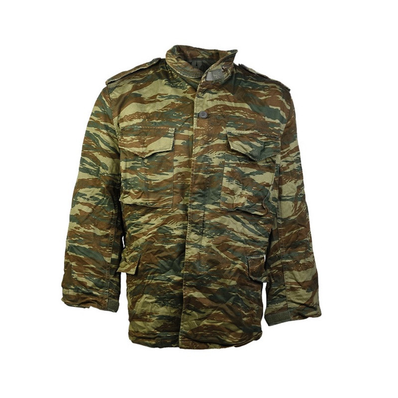 Griech. M65 Jacke gefüttert Lizard (gebr.)