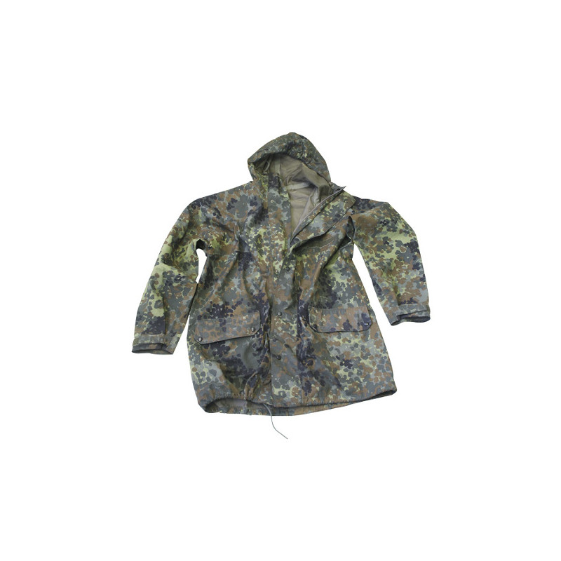 BW Nässeschutzjacke Flecktarn (gebraucht)