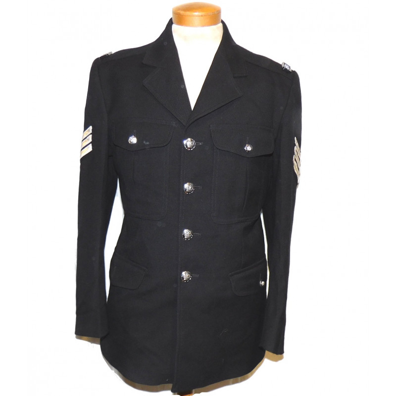 Brit. Poli. Uniform Jacke Schwarz (gebr.)