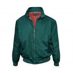 Harrington Jacke Flaschengrün