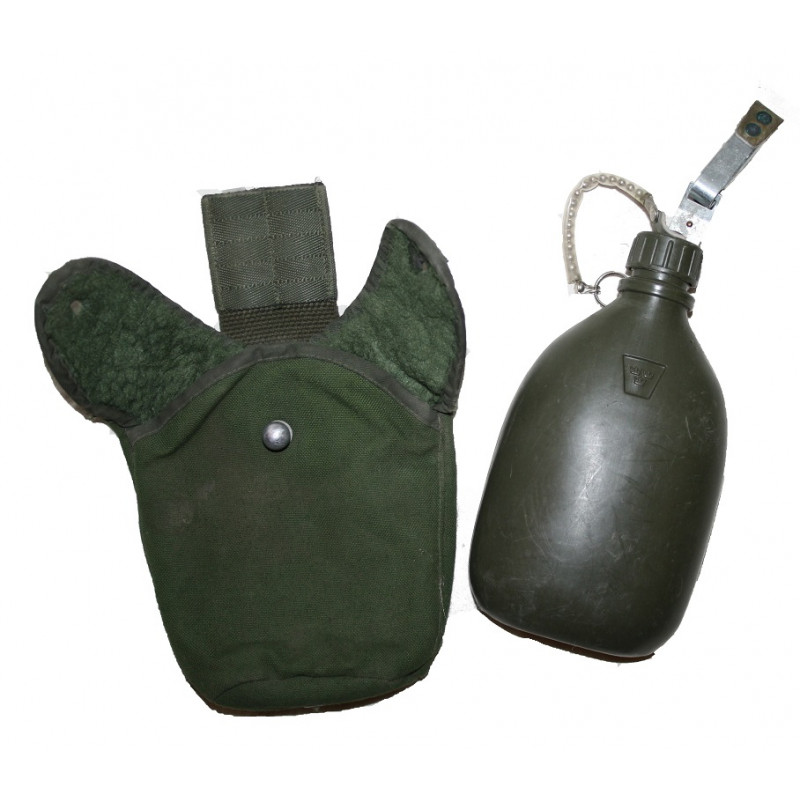 Schwed. Feldflasche mit Hülle (gebraucht)