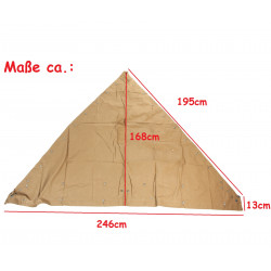 Franz. Zeltbahn Dreieck (gebr.)