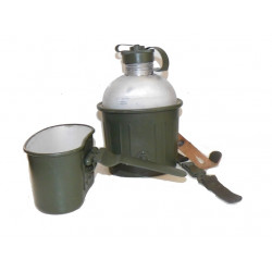 BW Feldflasche mit Becher 3tlg. (gebr.)