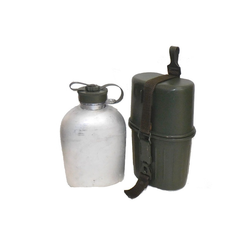 BW Feldflasche mit Becher 3tlg. (gebr.)