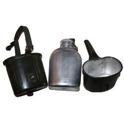 BW Feldflasche mit Becher 3tlg. (gebr.)