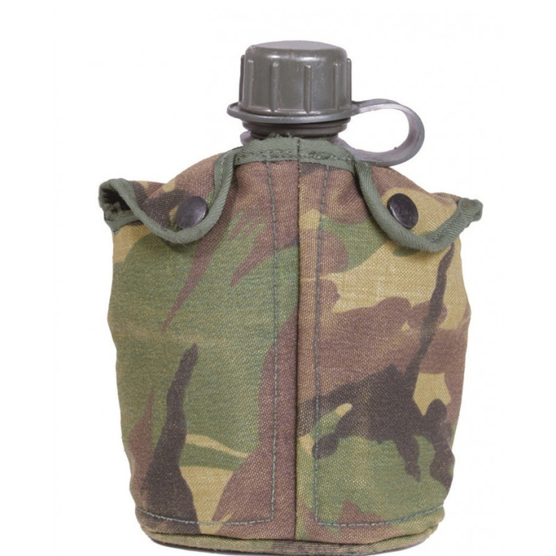 NL Feldflasche m. MOLLE Hülle (gebr.)