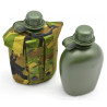 NL Feldflasche m. MOLLE Hülle (gebr.)