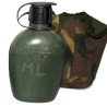 NL Feldflasche m. MOLLE Hülle (gebr.)