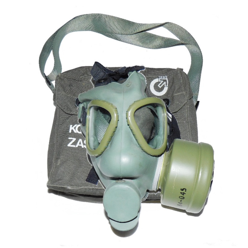 Jug. Gasmaske M59 mit Zubehör (gebr.)