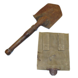 Ung. Feldspaten mit Hülle (gebr.)