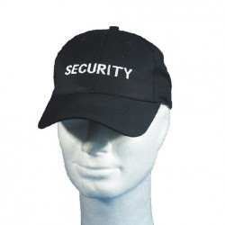 Cap "Security" Schwarz